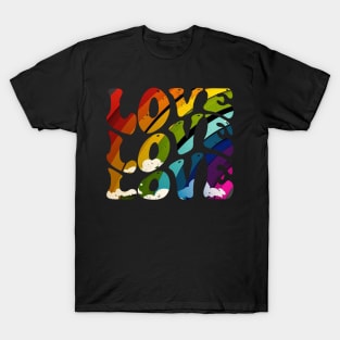 Love Love Love - Spread Positivity T-Shirt